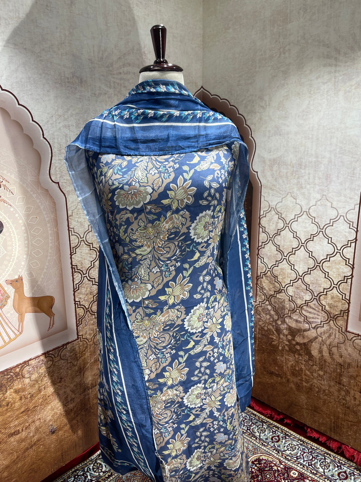 Chinon Chiffon Suits with Dupatta