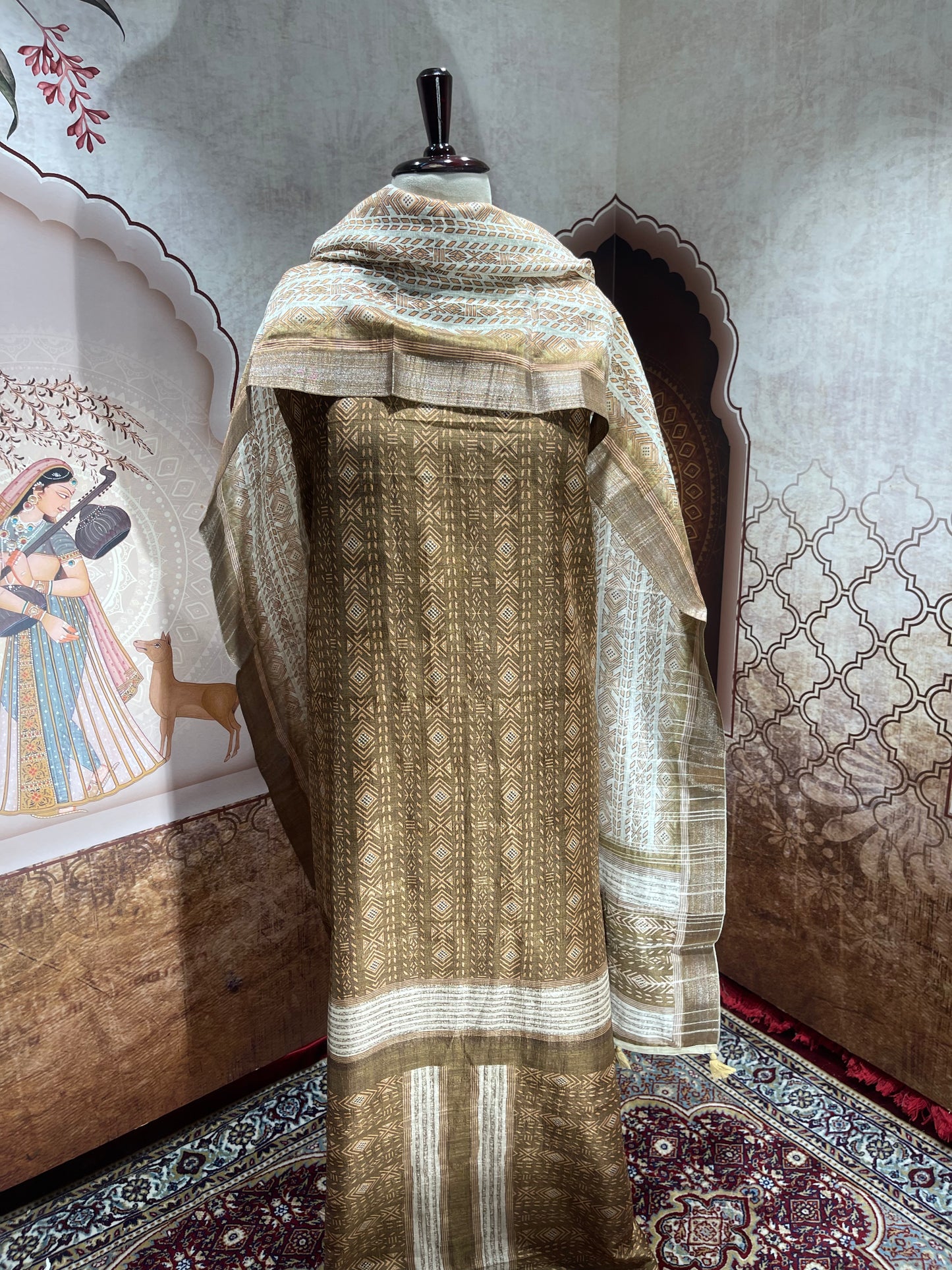 Chinon Chiffon Suits with Dupatta
