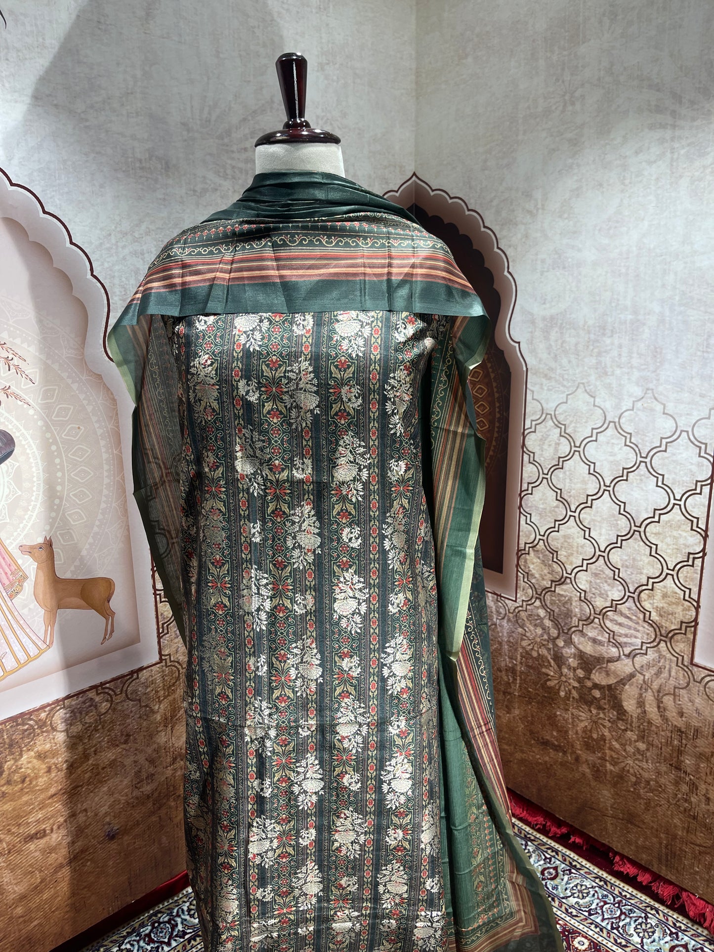 Chinon Chiffon Suits with Dupatta