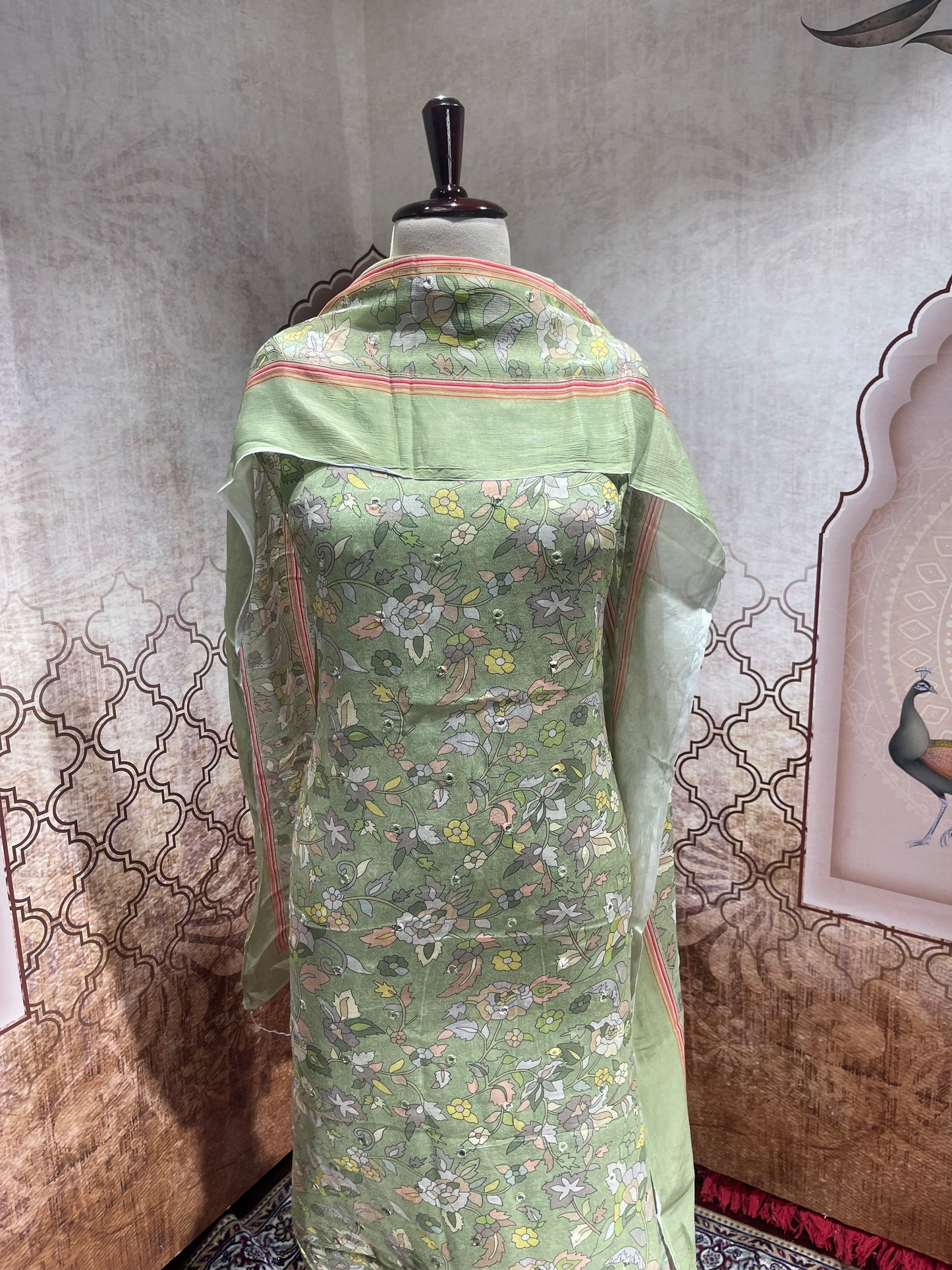 Chinon Chiffon Suit with Dupatta