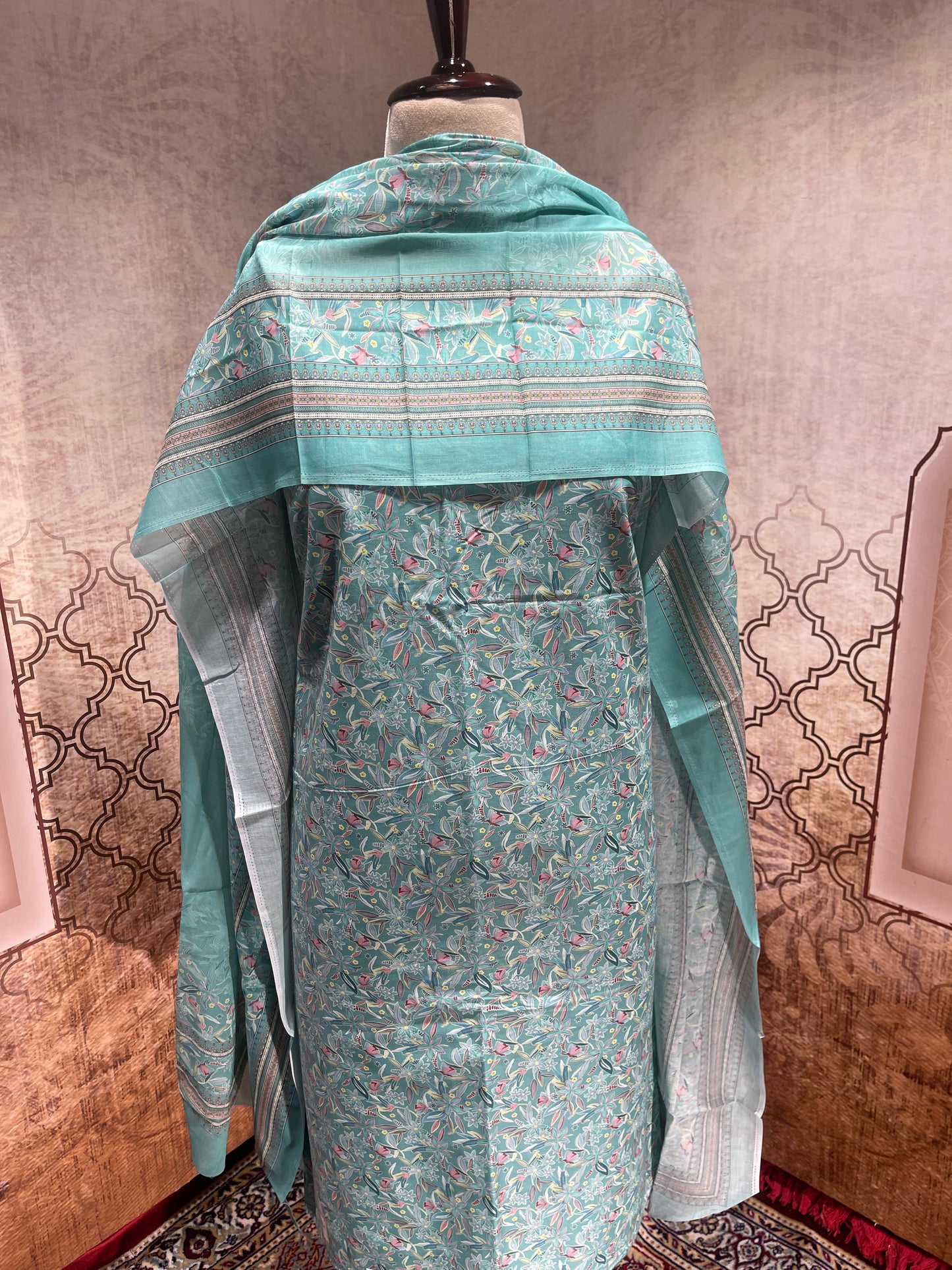 Cotton Suit with Dupatta