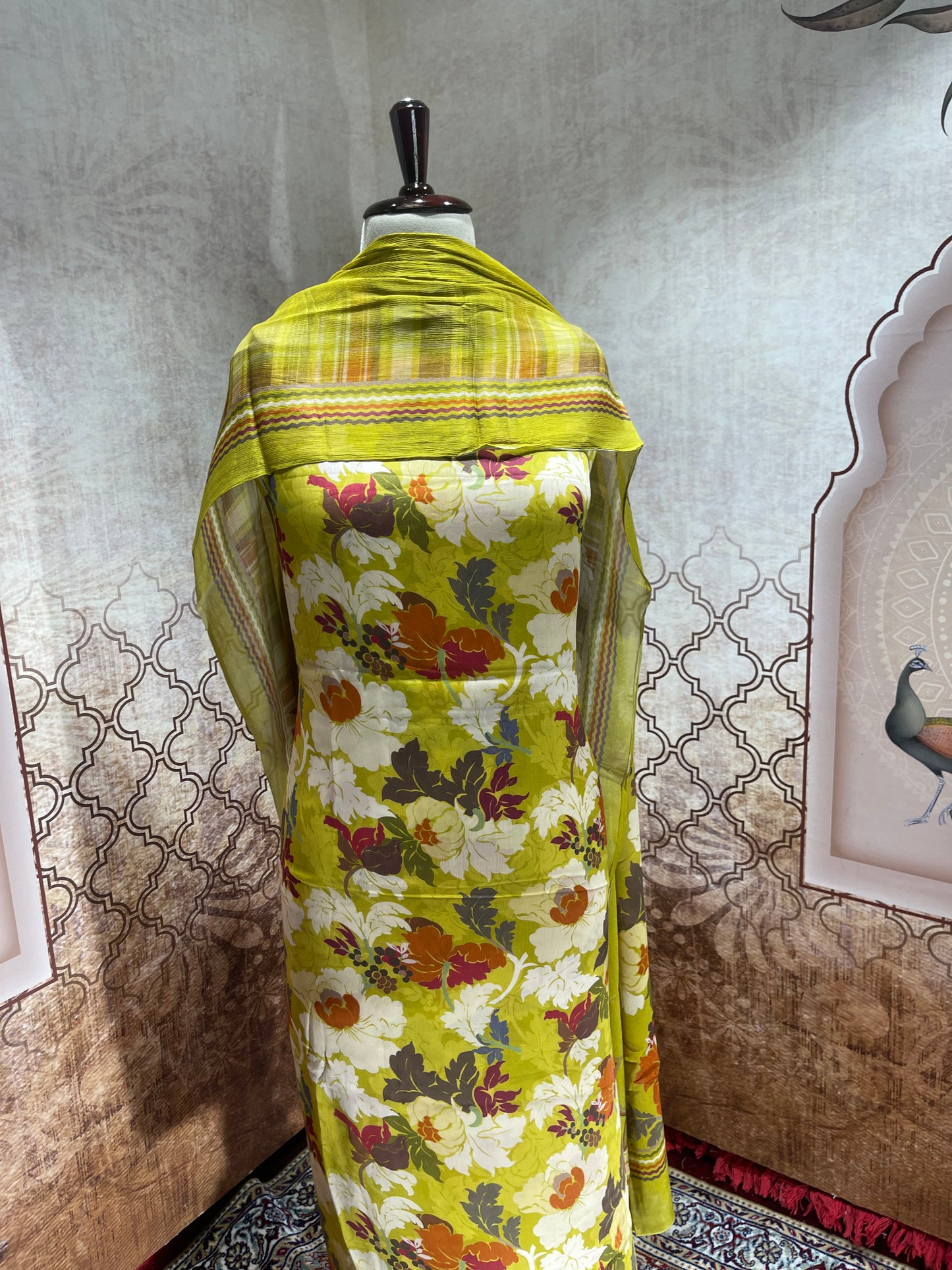 Chinon Chiffon Suit with Dupatta