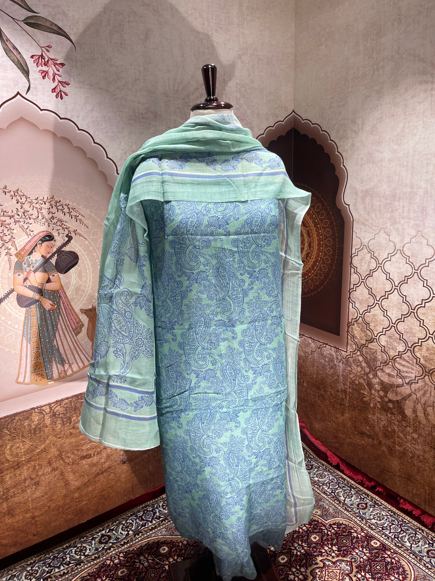 Chinon Chiffon Suits with Dupatta