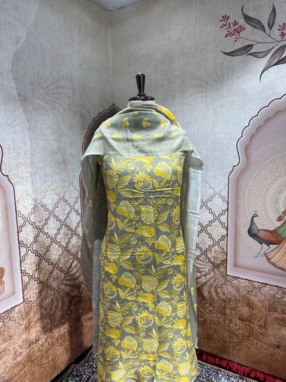 Chinon Chiffon Suits with Dupatta