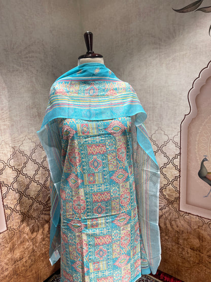 Cotton Suit with Dupatta
