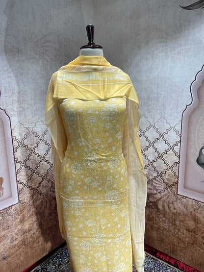 Chinon Chiffon Suits with Dupatta