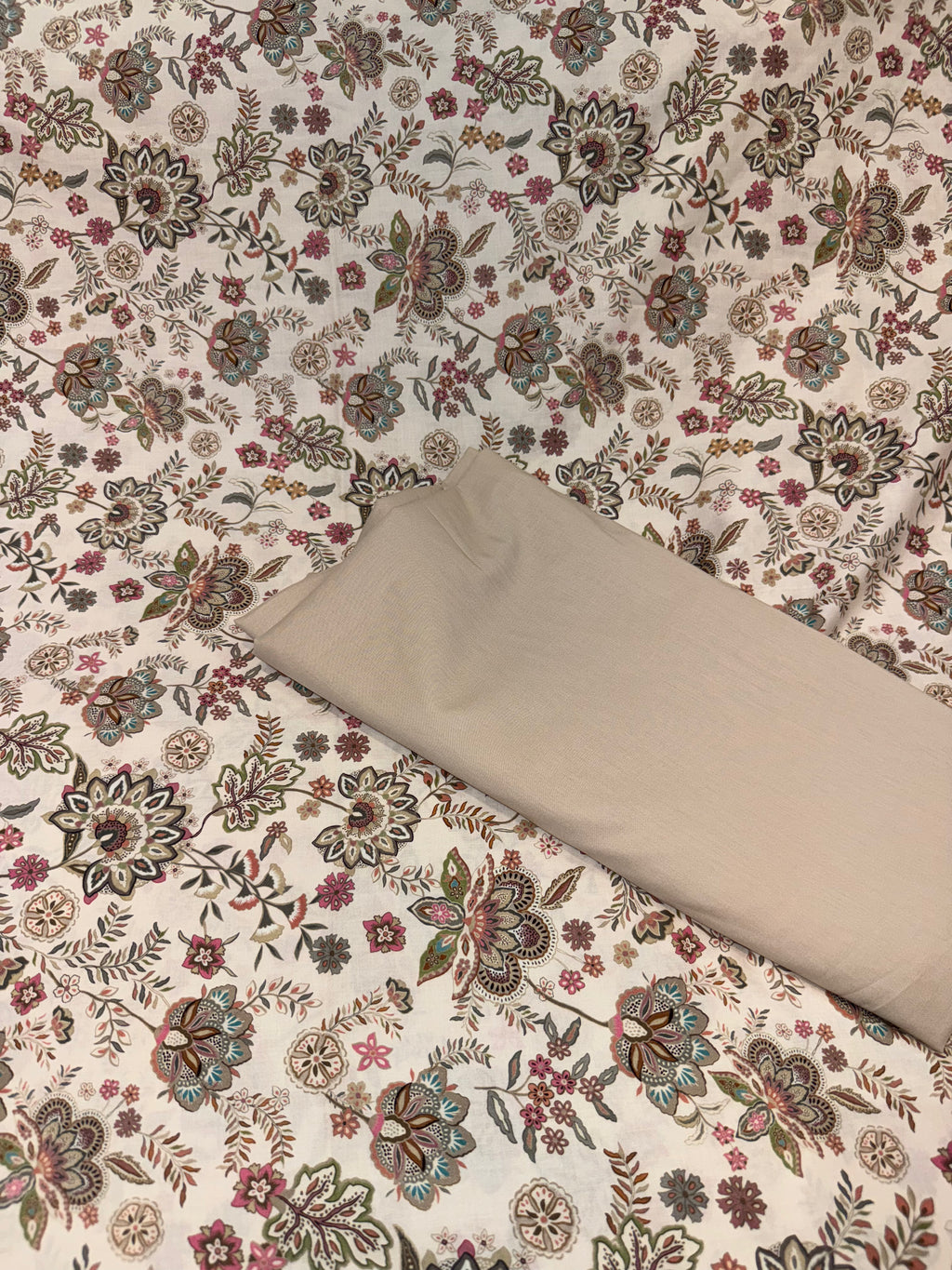 Cotton Print Unstitched Suit