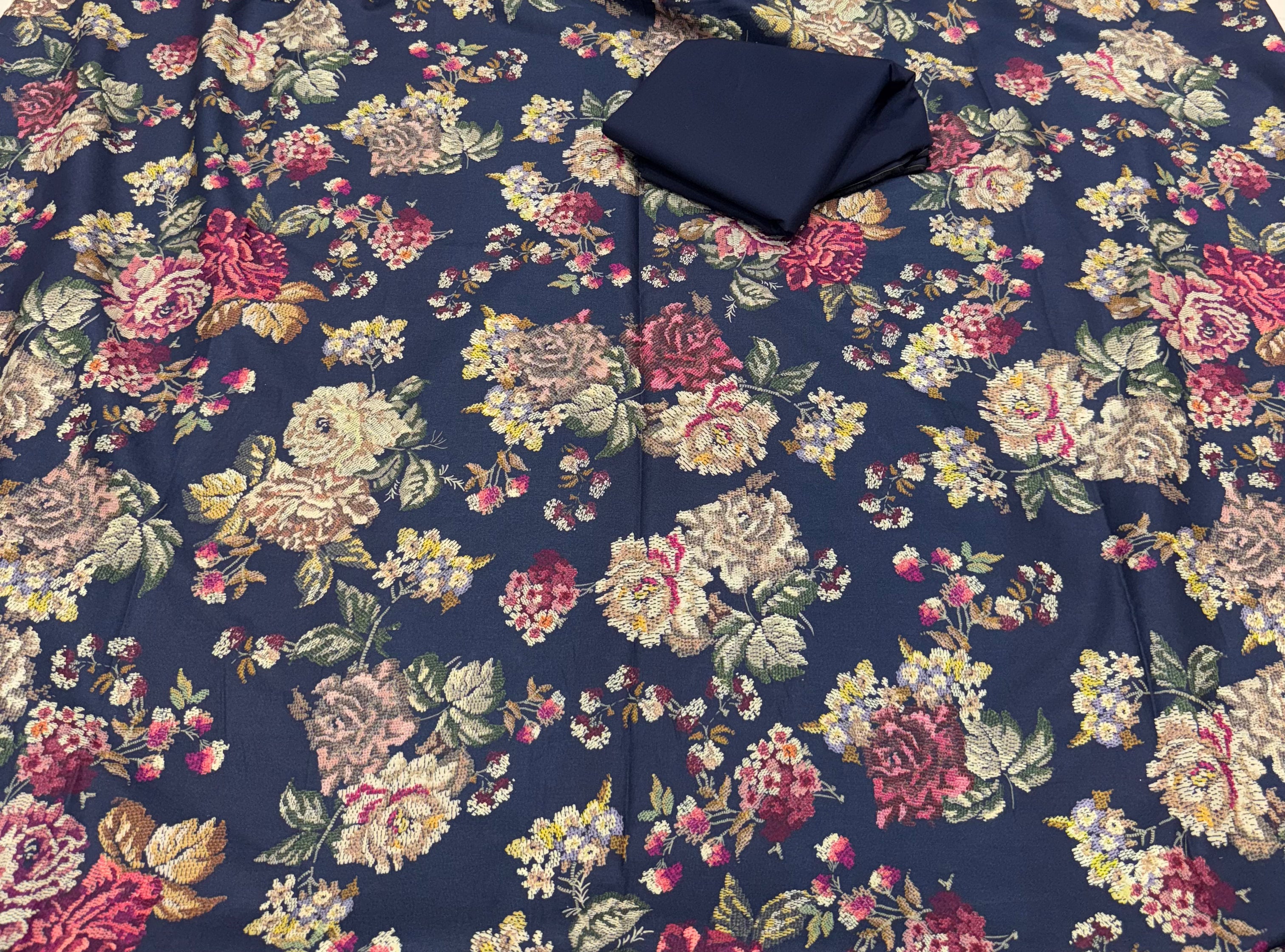 Cotton Print Unstitched Suit