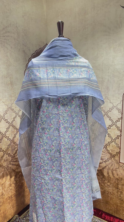 Cotton Suit with Dupatta