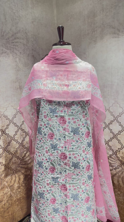 Cotton Suit with Dupatta