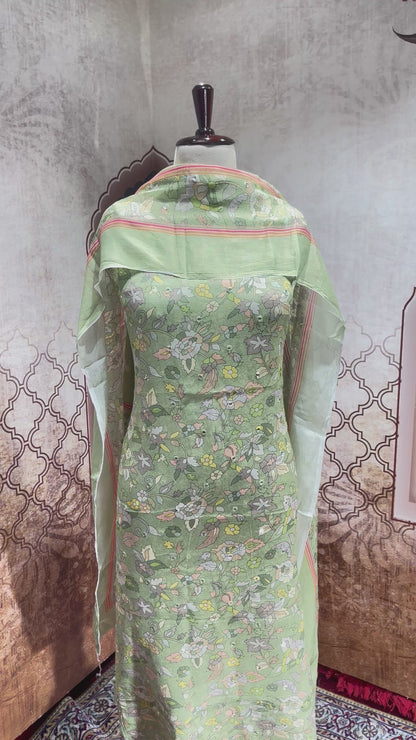 Chinon Chiffon Suit with Dupatta