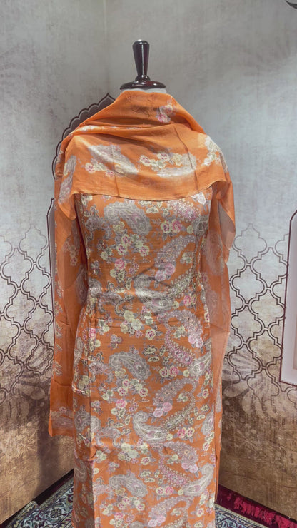 Cotton Suit with Dupatta