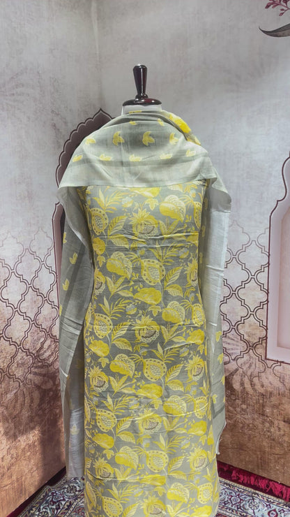 Chinon Chiffon Suits with Dupatta